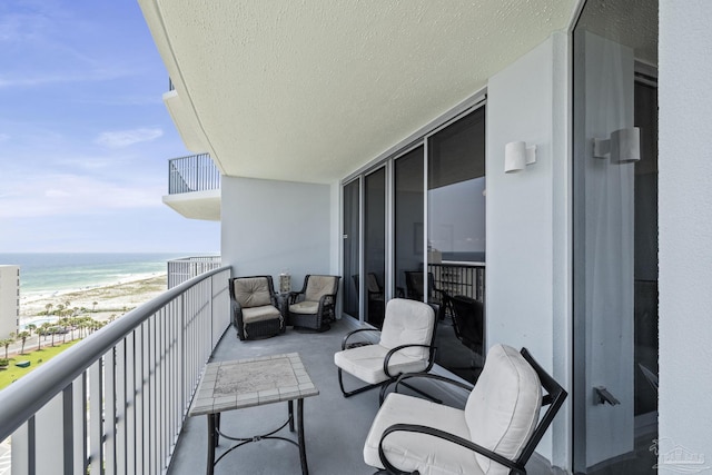 850 Ft Pickens Rd Unit 1230, Pensacola Beach, FL 32561 - balcony with view of water and beach