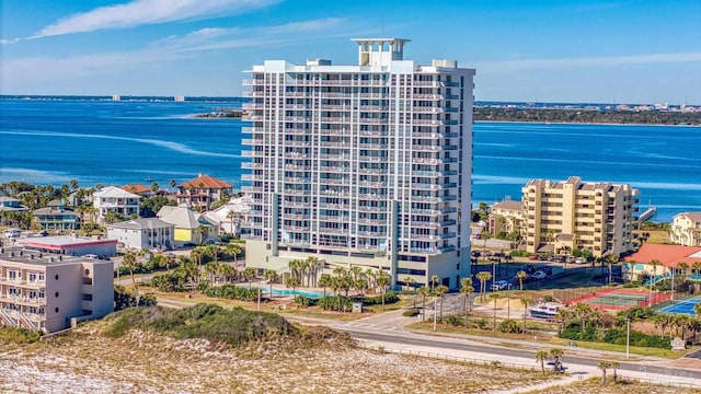850 Ft Pickens Rd Unit 1230, Pensacola Beach, FL 32561 - view of apartment building / complex featuring a water view