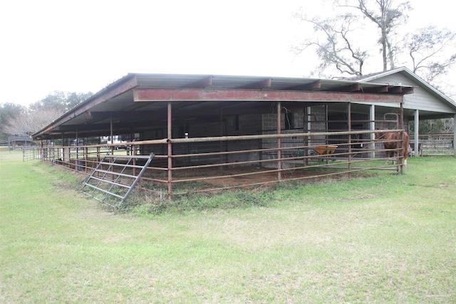 view of stable