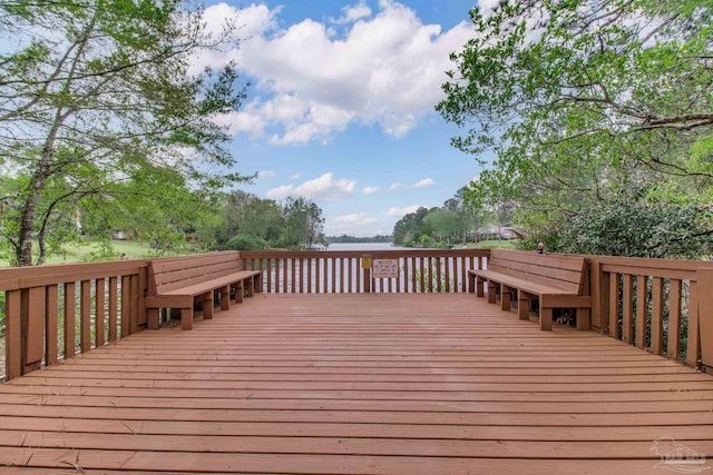 view of deck