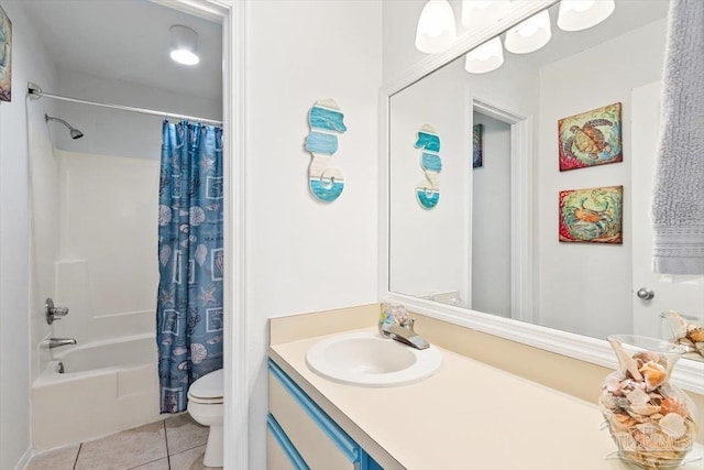 1440 Paradise Point Dr Unit 13, Navarre Beach, FL 32566 - full bathroom featuring tile patterned flooring, vanity, and shower / bathtub combination with curtain