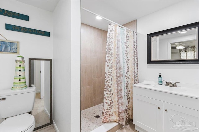 1440 Paradise Point Dr Unit 13, Navarre Beach, FL 32566 - full bathroom with vanity, tiled shower, and recessed lighting