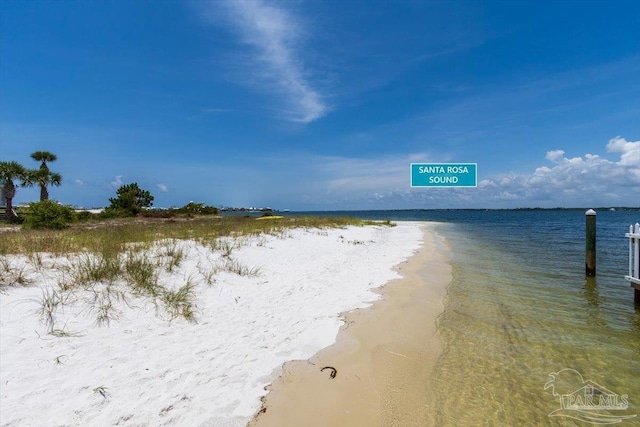 1440 Paradise Point Dr Unit 13, Navarre Beach, FL 32566 - water view with local beach