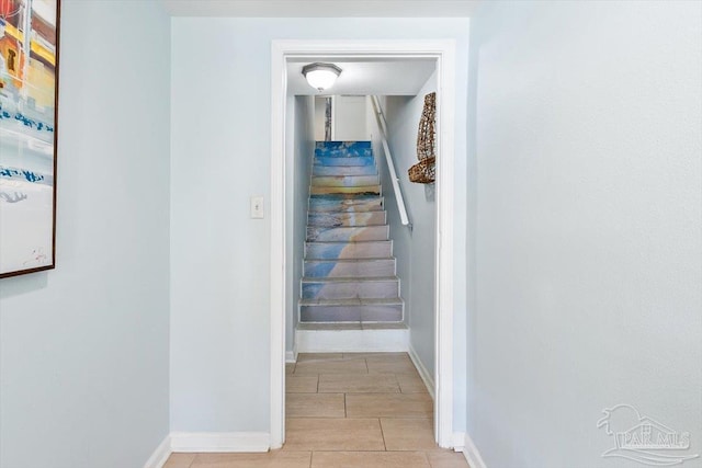 1440 Paradise Point Dr Unit 13, Navarre Beach, FL 32566 - hallway with stairway and wood finish floors