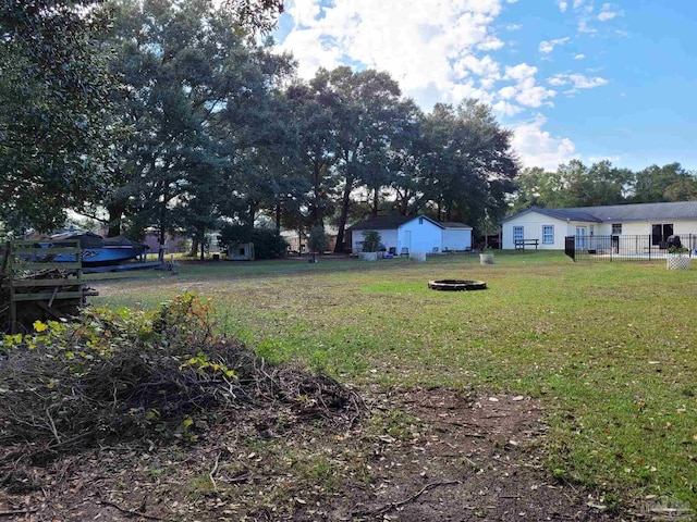 view of yard