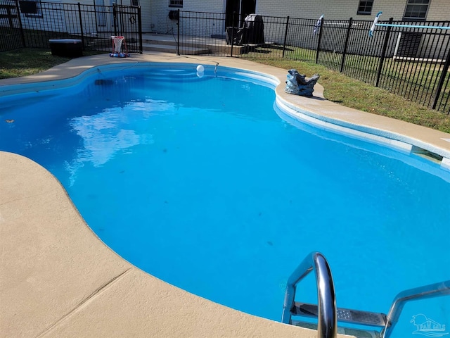 view of pool