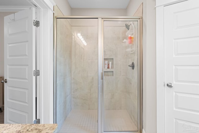 1604 Cadence Loop, Cantonment, FL 32533 - bathroom featuring a shower stall
