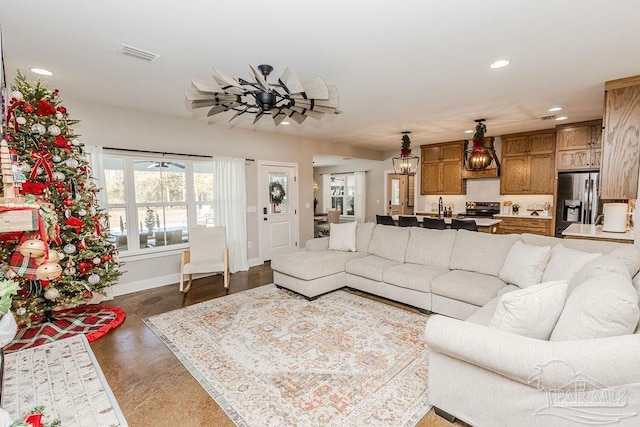 view of living room