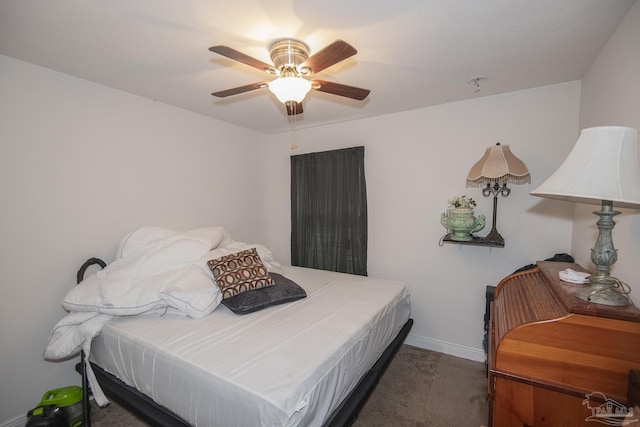 5800 Providence Loop, Pensacola, FL 32526 - bedroom with carpet, a ceiling fan, and baseboards