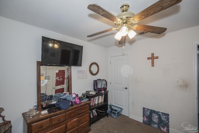 5800 Providence Loop, Pensacola, FL 32526 - carpeted bedroom featuring ceiling fan