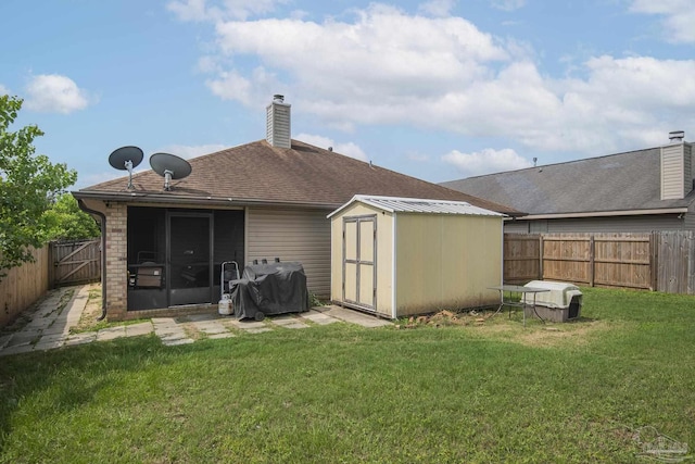 5800 Providence Loop, Pensacola, FL 32526 - back of house with a chimney and a shingled roof