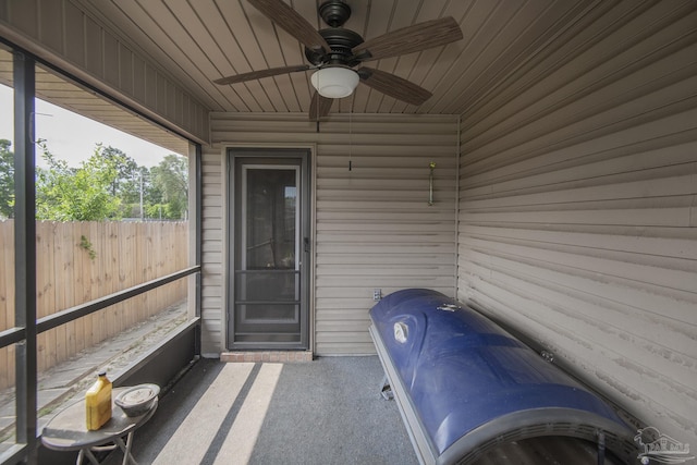 5800 Providence Loop, Pensacola, FL 32526 - sunroom featuring ceiling fan