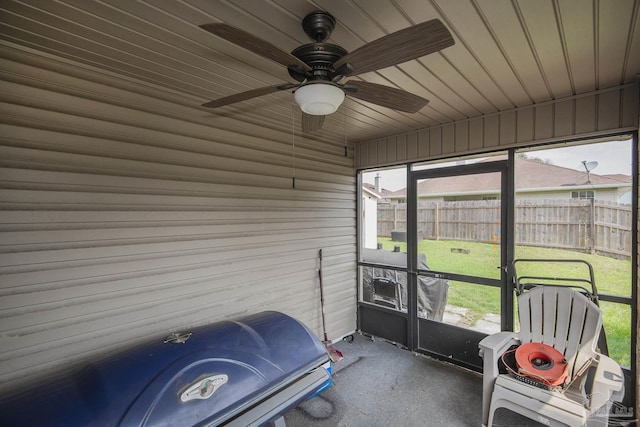 5800 Providence Loop, Pensacola, FL 32526 - sunroom with a ceiling fan