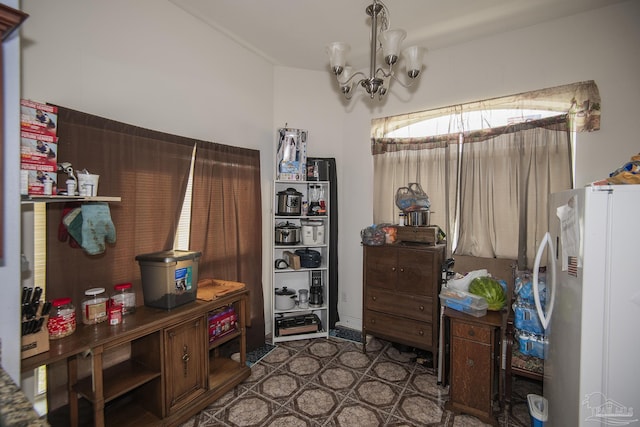 5800 Providence Loop, Pensacola, FL 32526 - office area with a chandelier