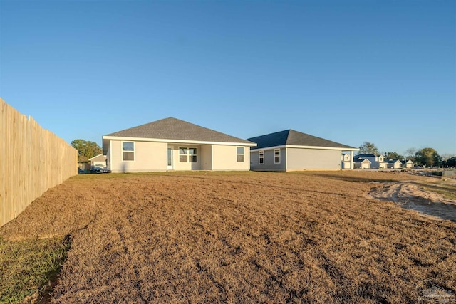 view of back of property