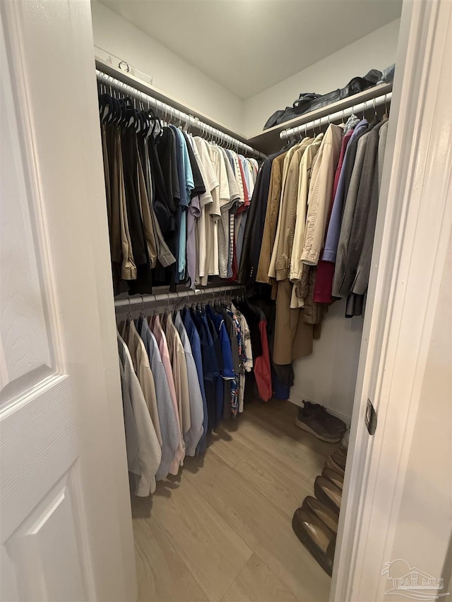 1450 N 11th Ave, Pensacola, FL 32503 - walk in closet featuring wood finished floors