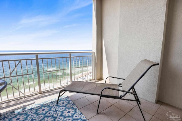 13621 Perdido Key Dr Unit 1504-E, Perdido Key, FL 32507 - balcony featuring a beach view and a water view