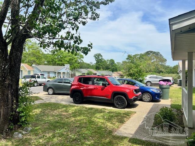 view of car parking