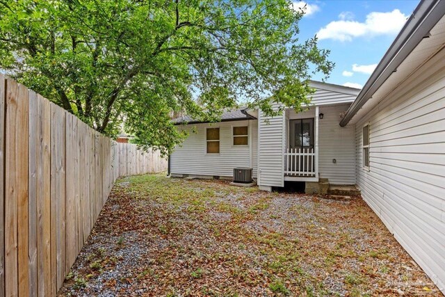 202 Henry St, Pensacola, FL 32507 - fenced backyard with cooling unit