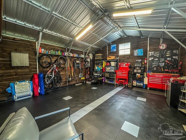 202 Henry St, Pensacola, FL 32507 - garage with a workshop area