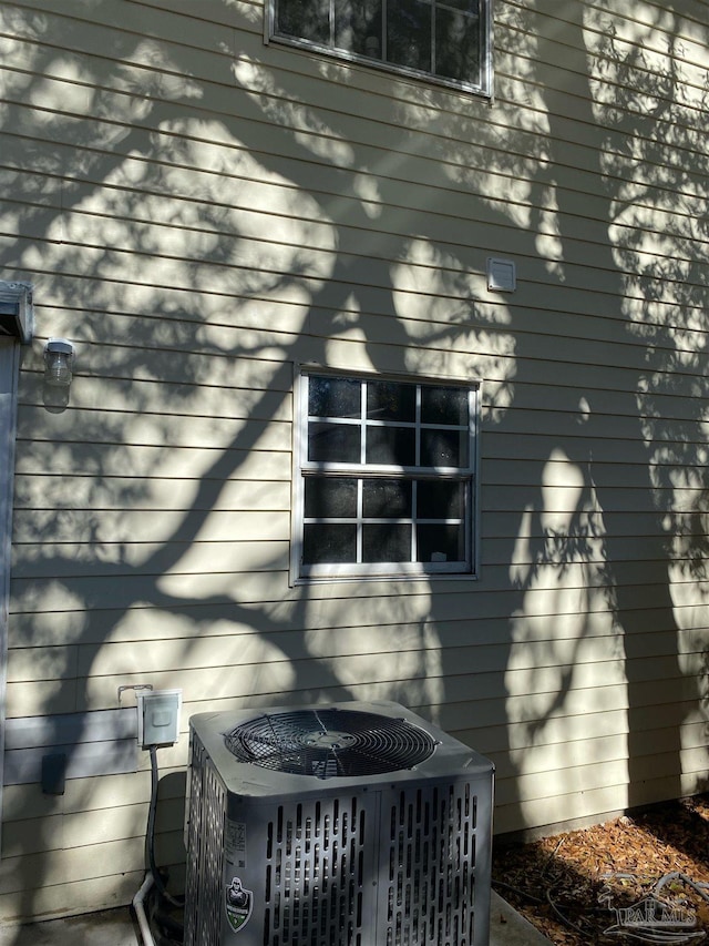 exterior space with central AC unit