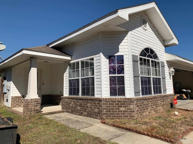 view of front of home