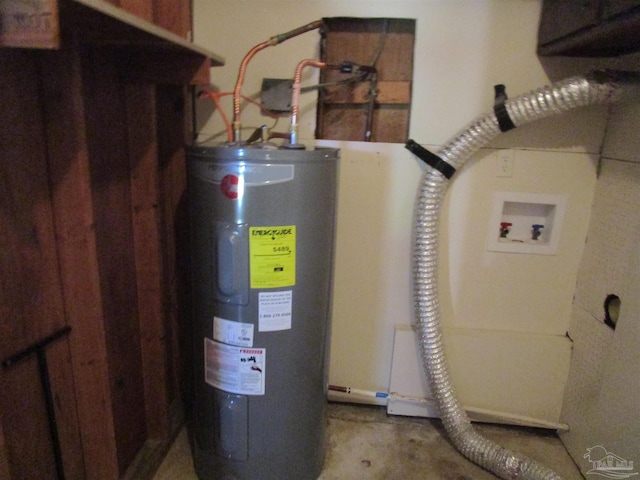 utilities with electric water heater