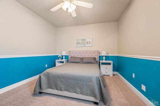 8847 Salt Grass Dr, Pensacola, FL 32526 - carpeted bedroom featuring baseboards and a ceiling fan