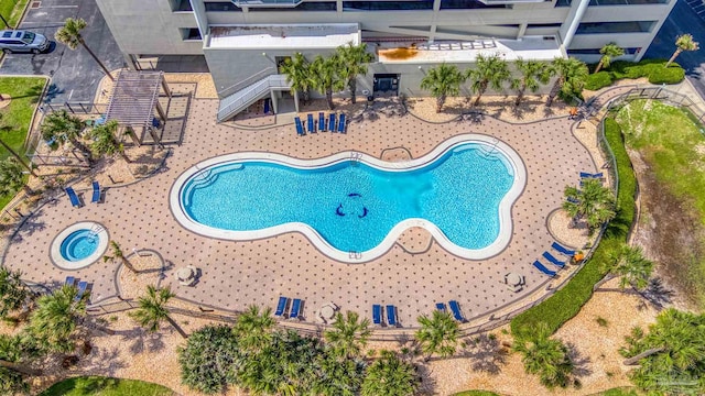 view of pool