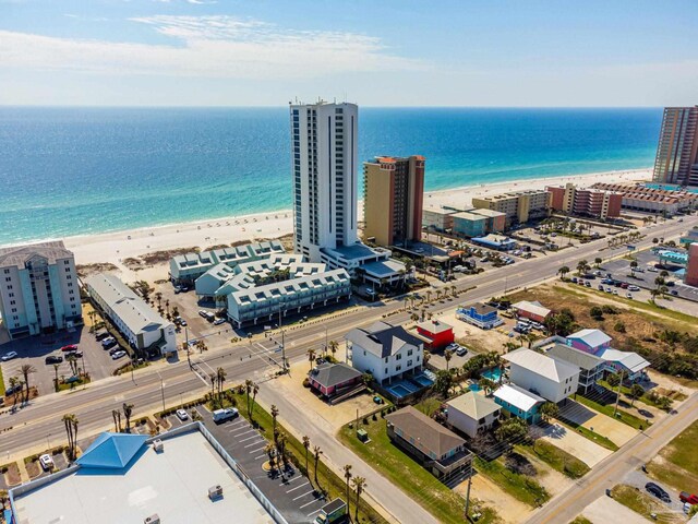 521 W Beach Blvd Unit 702, Gulf Shores, AL 36542 - aerial view featuring a water view and a view of the beach