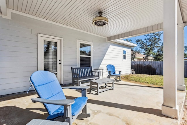 view of patio