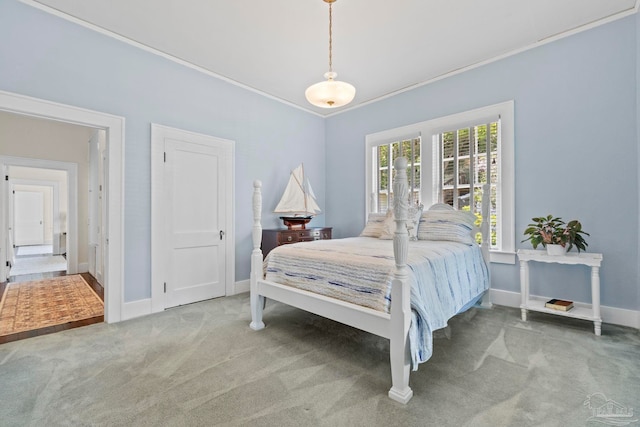 1703 E Avery St, Pensacola, FL 32503 - bedroom featuring carpet flooring and ornamental molding