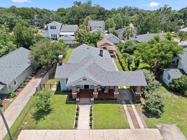 1703 E Avery St, Pensacola, FL 32503 - aerial perspective of suburban area