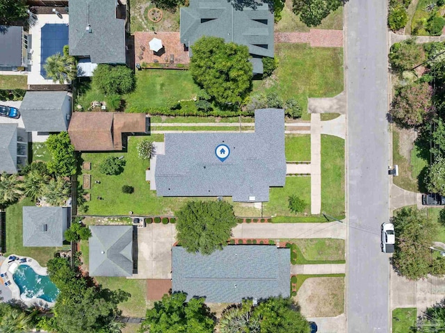1703 E Avery St, Pensacola, FL 32503 - aerial view of property and surrounding area with nearby suburban area