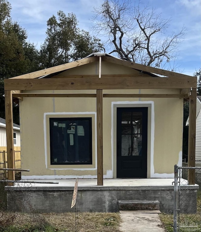 view of entrance to property