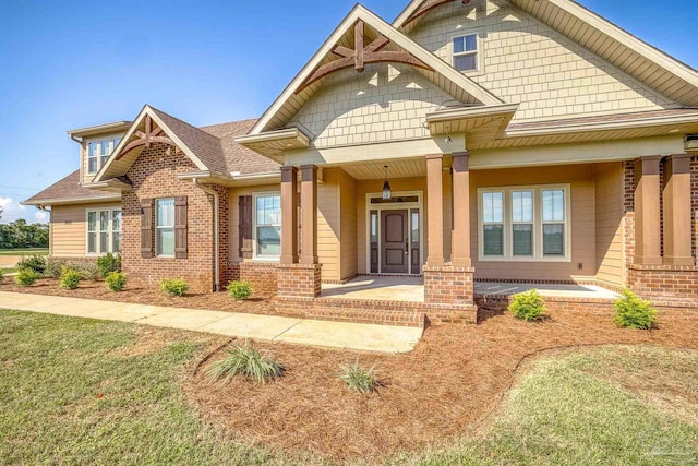 craftsman-style house featuring a porch