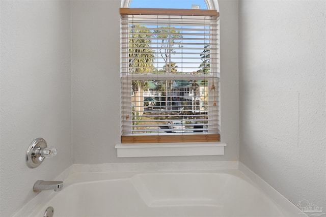 bathroom featuring a bathing tub