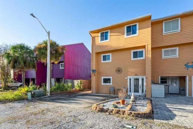 rear view of house with a patio area