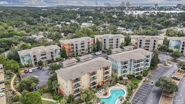 1430 Regency Rd Unit J101, Gulf Shores, AL 36542 - bird's eye view of a pool and apartment complex