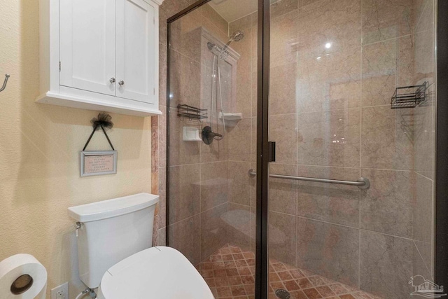 2960 Laurel Dr, Gulf Breeze, FL 32563 - bathroom with toilet and a shower stall