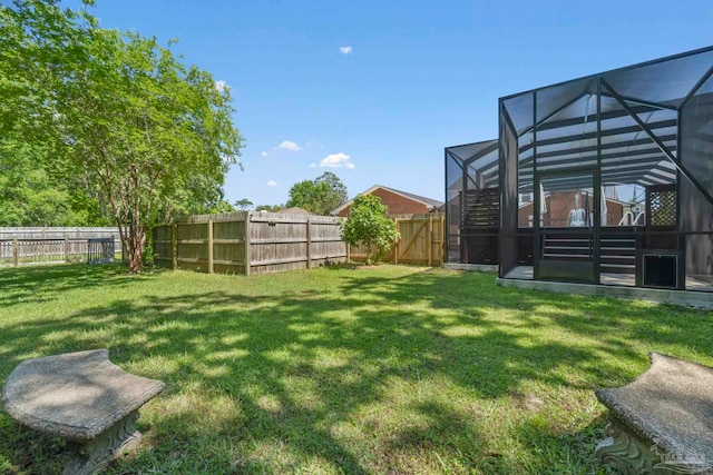 2960 Laurel Dr, Gulf Breeze, FL 32563 - view of yard with a lanai