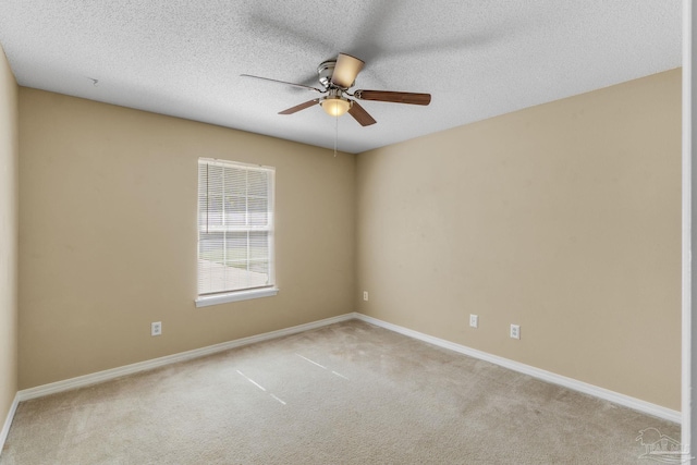 6299 Anderson Ln, Milton, FL 32570 - carpeted spare room with a ceiling fan and a textured ceiling