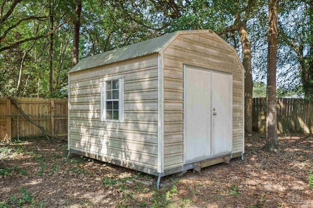 6299 Anderson Ln, Milton, FL 32570 - view of shed with a fenced backyard