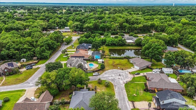 5761 Twisted Oak Ct, Pace, FL 32571 - birds eye view of property with a view of trees and a residential view