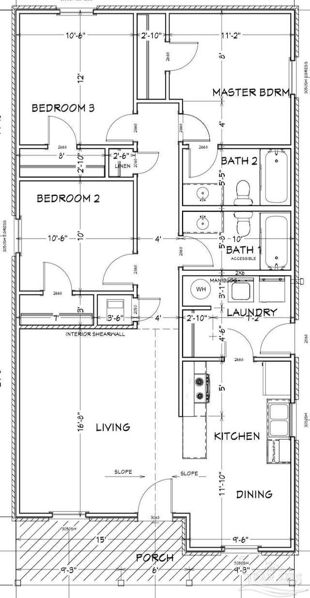 6280 Long St, Milton, FL 32570 - view of room layout