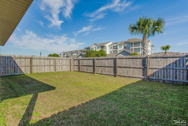 1408 Dunhurst Dr, Pensacola, FL 32534 - view of yard with a fenced backyard and a residential view