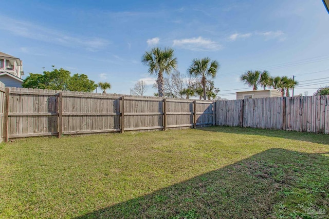 1408 Dunhurst Dr, Pensacola, FL 32534 - view of yard with a fenced backyard