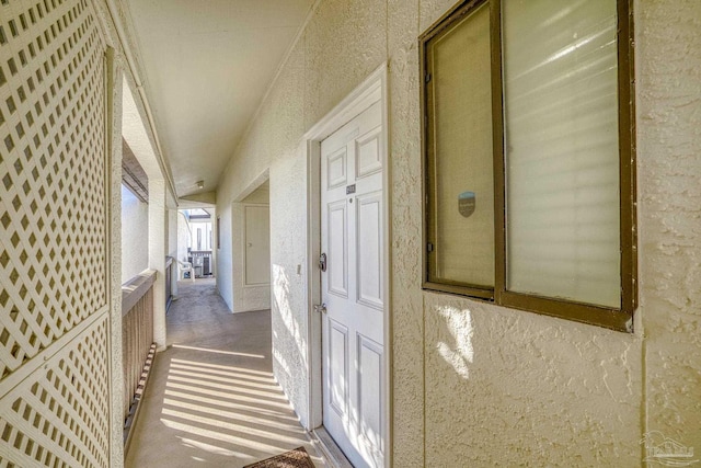 view of hallway