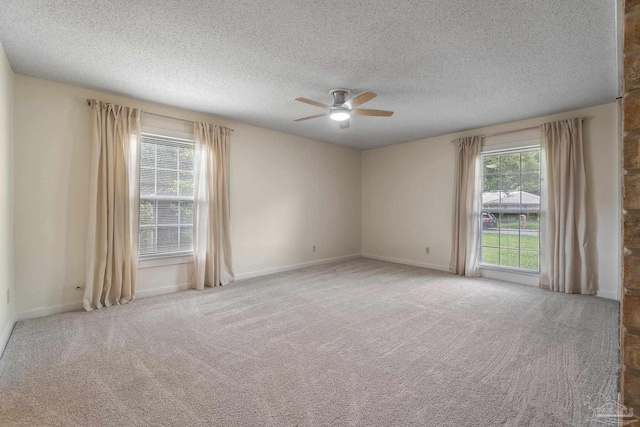 4507 Whisper Way, Pensacola, FL 32504 - carpeted spare room with a ceiling fan and a textured ceiling