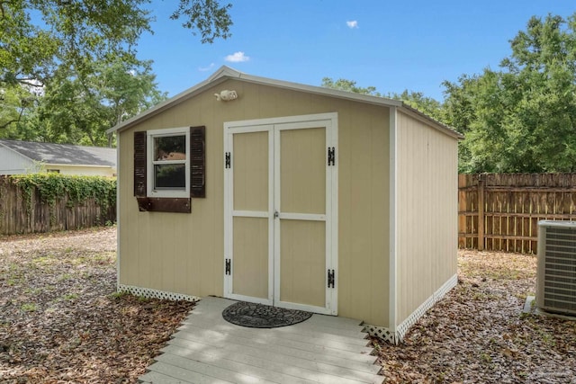 4507 Whisper Way, Pensacola, FL 32504 - view of shed featuring a fenced backyard